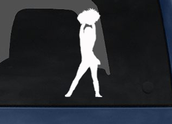 College High School Varsity Cheerleader Spirit Version 1 -Car Tablet Vinyl Decal