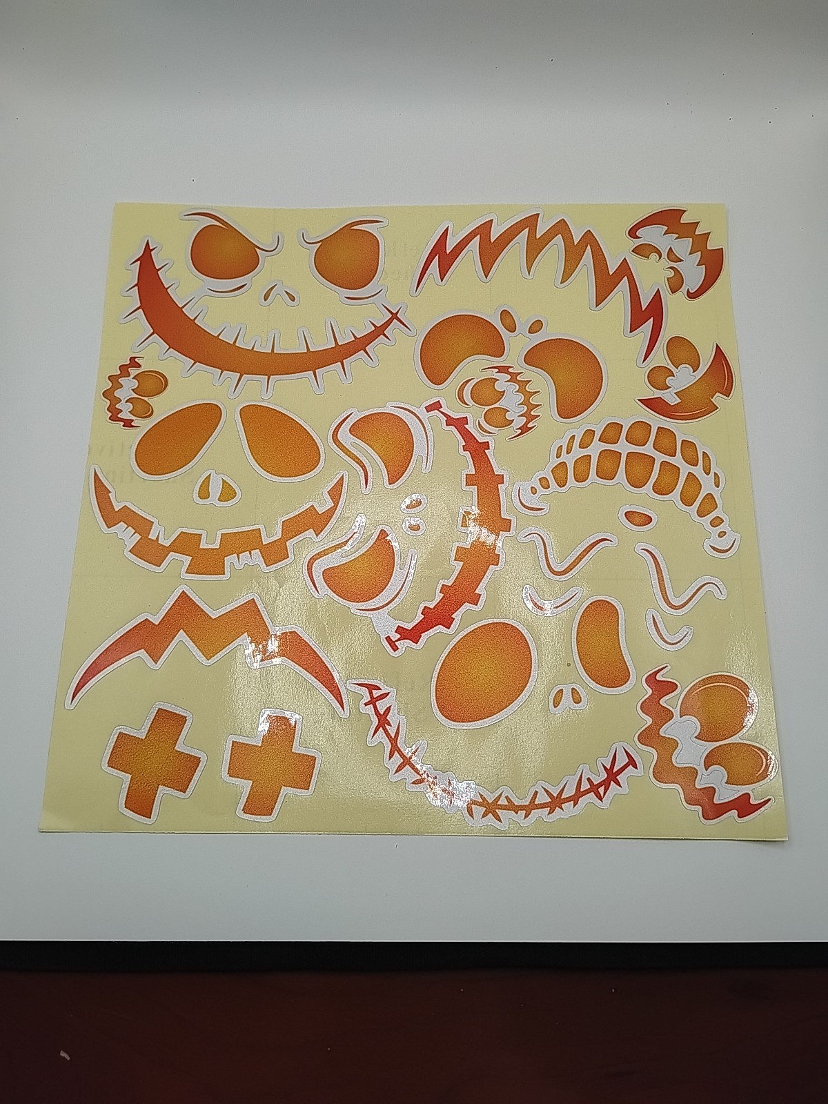 Halloween Ghost Face Wall Sticker Decor Easma