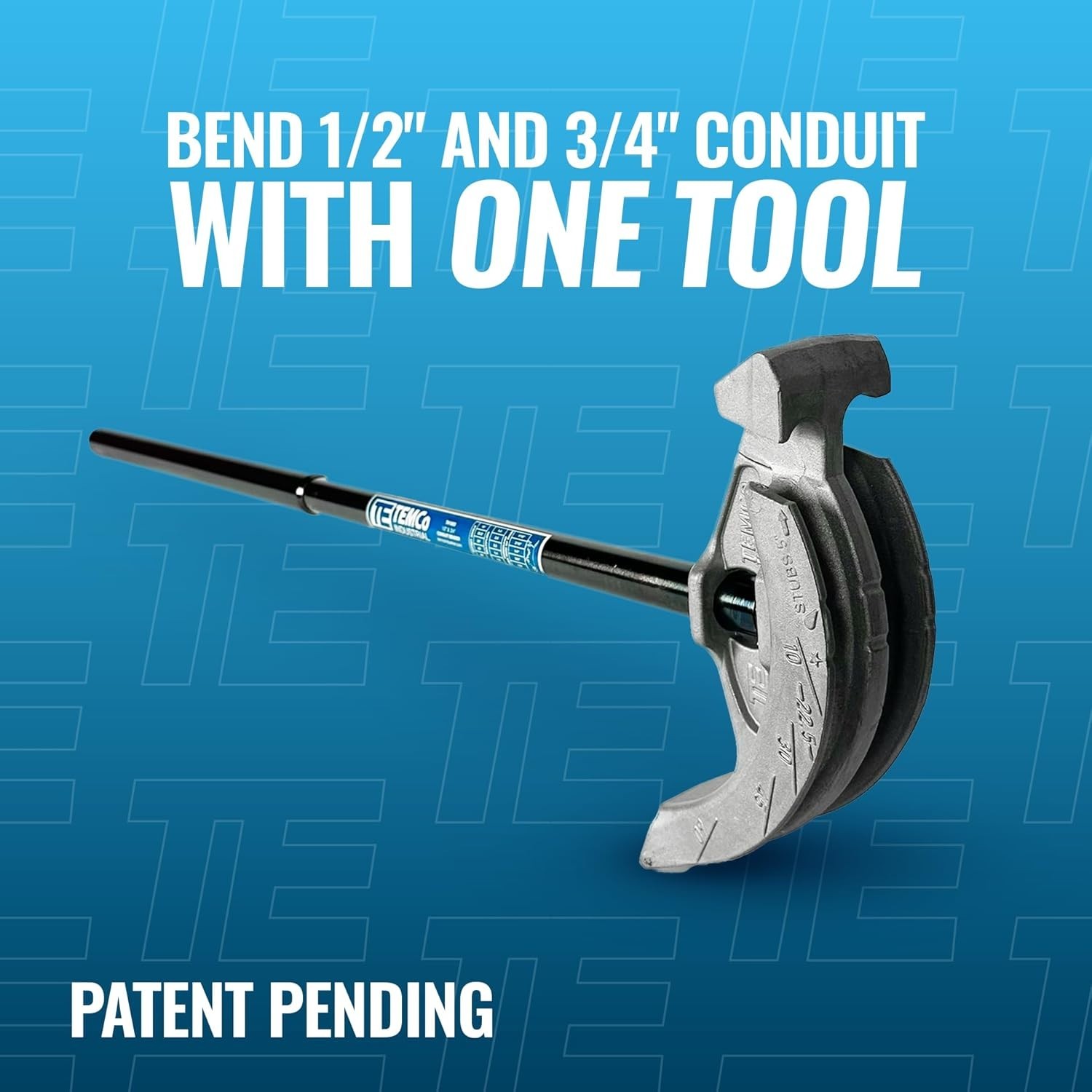 2 in 1 Dual Shoe Conduit Bender – 1/2" & 3/4" EMT, Rigid – 2…