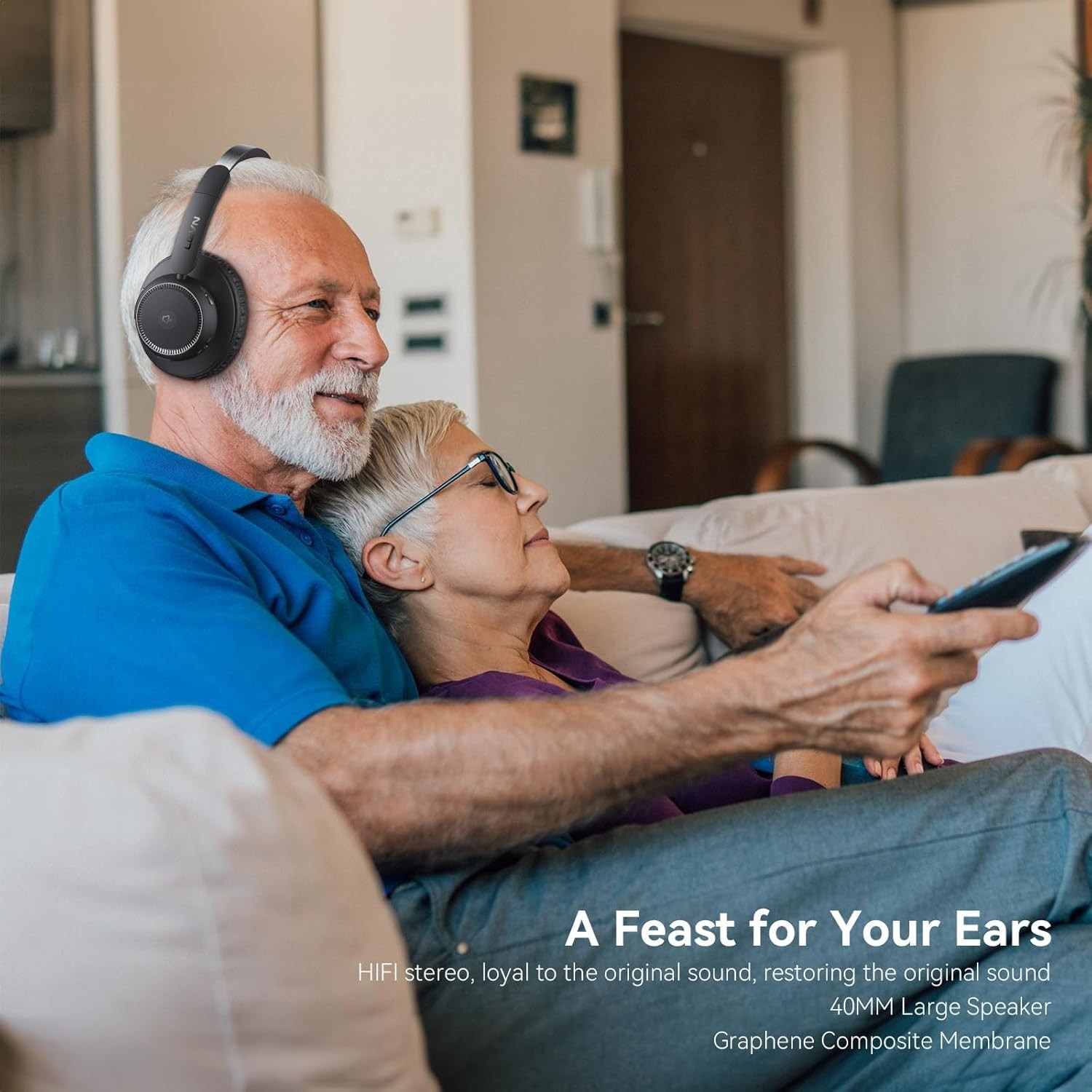Wireless Headphones for TV Watching, TV Headphones Wireless for Seniors …