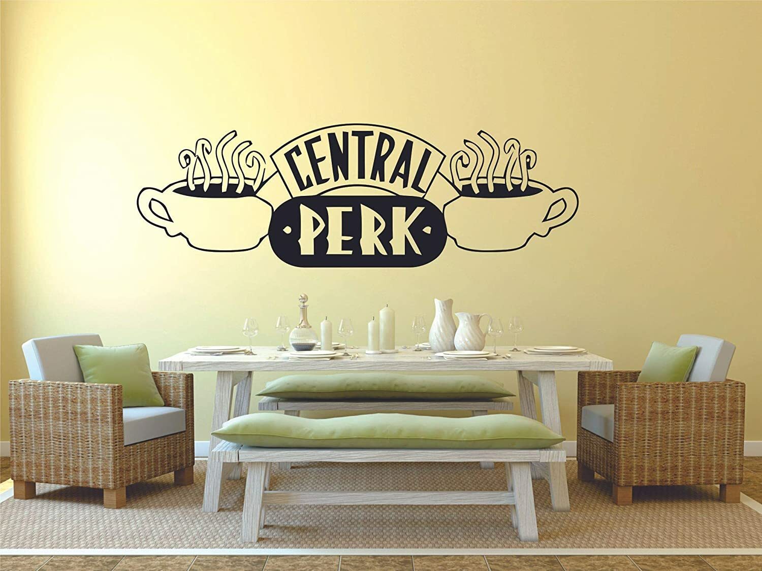 Central Perk FRIENDS TV Show Wall Sticker Home Room Vinyl Art Decal Decors