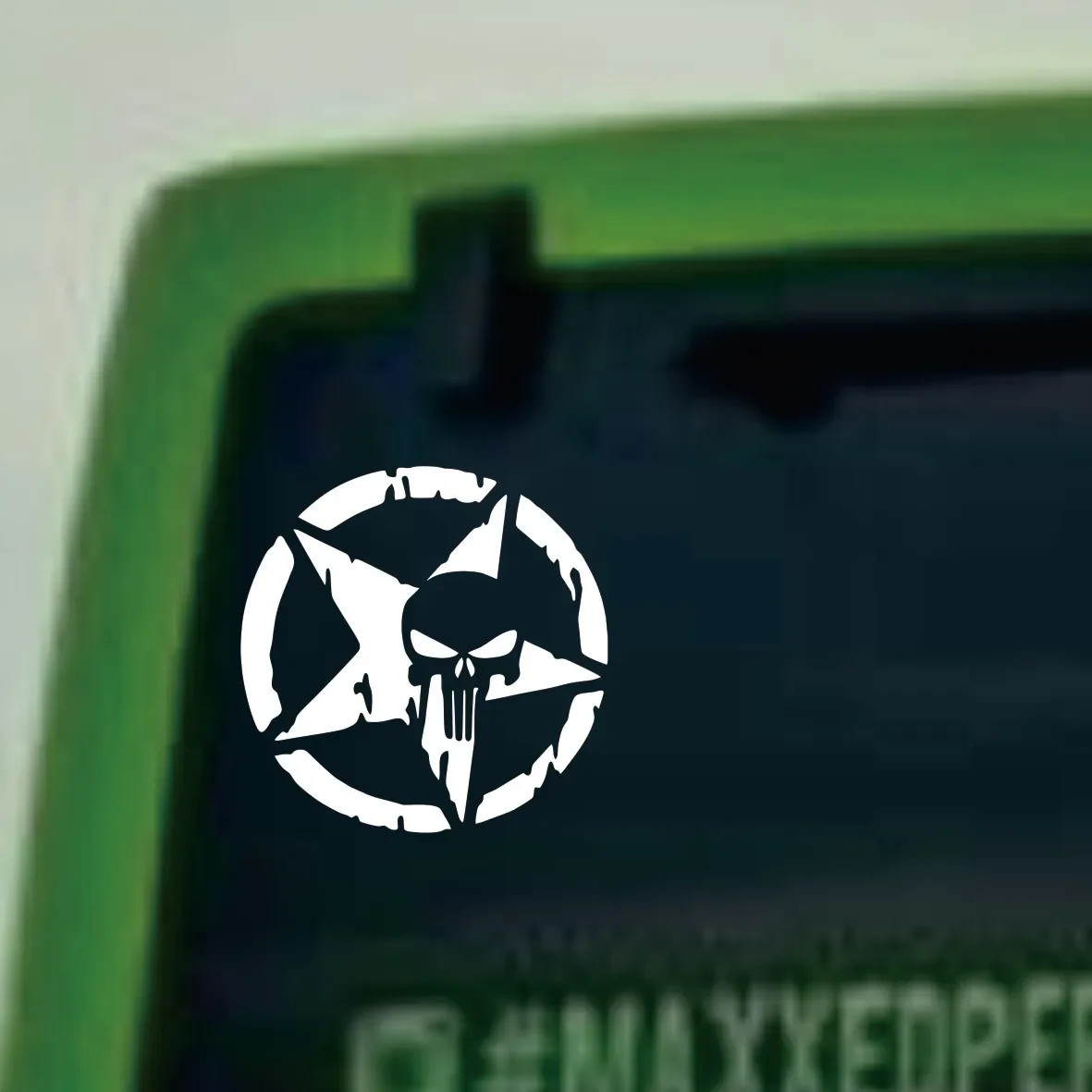 Aftermarket Army Star Vinyl Decal Sticker – Jeep Wrangler & All 4×4 Models | 3 P