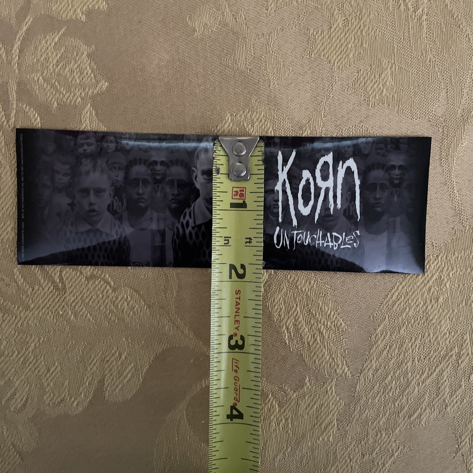 NEW Lot Of 3 KORN “UNTOUCHABLES” STICKERS 2002 VINTAGE OOP RARE COLLECTIBLE