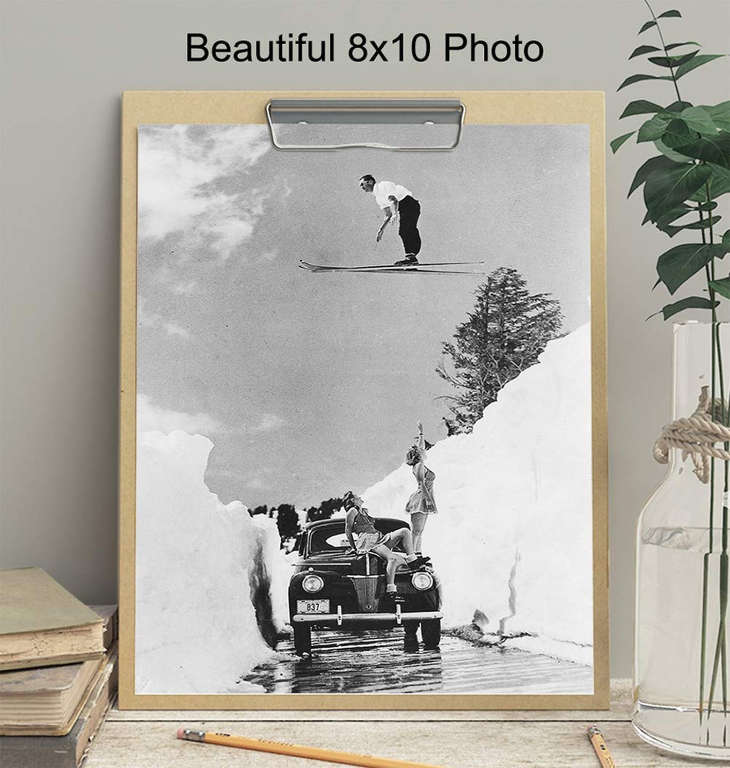 Ski Wall Decor – Vintage Pictures for Mountain House – Skiing – Ski House, Mo…