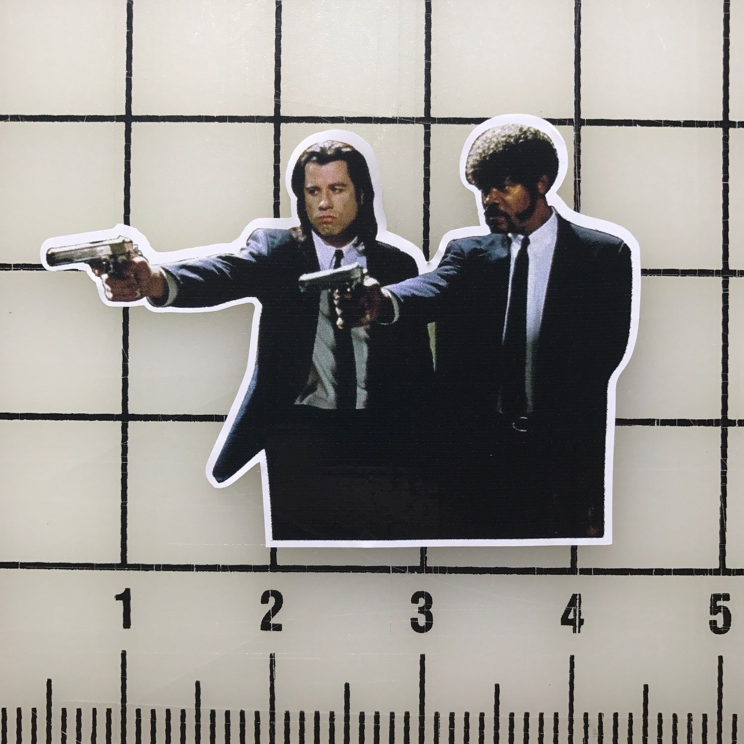 Pulp Fiction 4" Wide Vinyl Decal Sticker BOGO