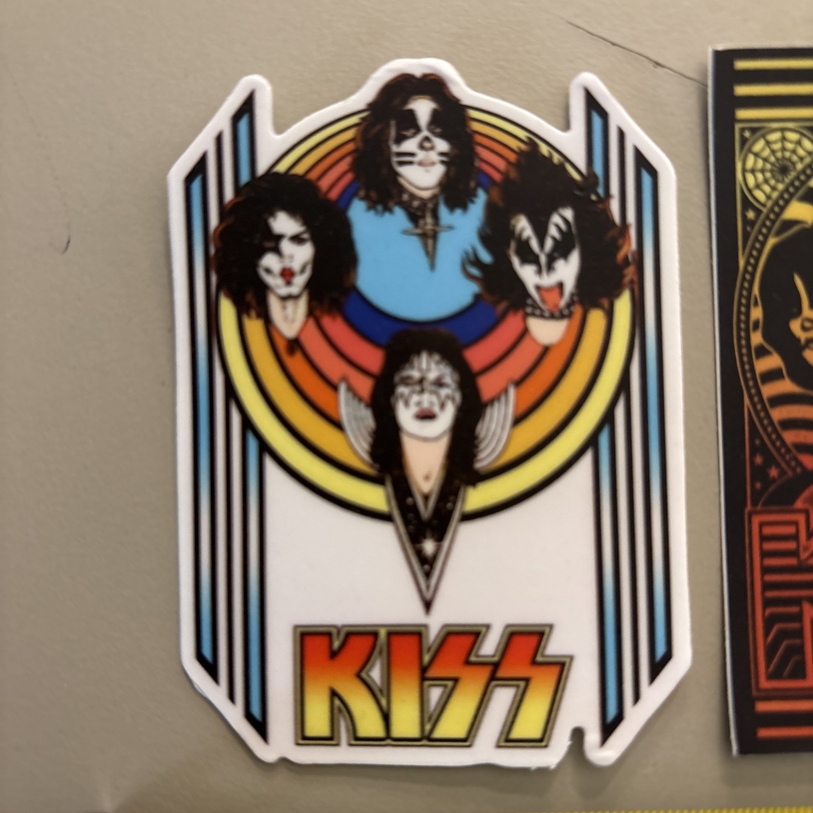 KISS (2 Stickers Are Dishwasher Safe) Music/ Art / Punk Rock / Metal