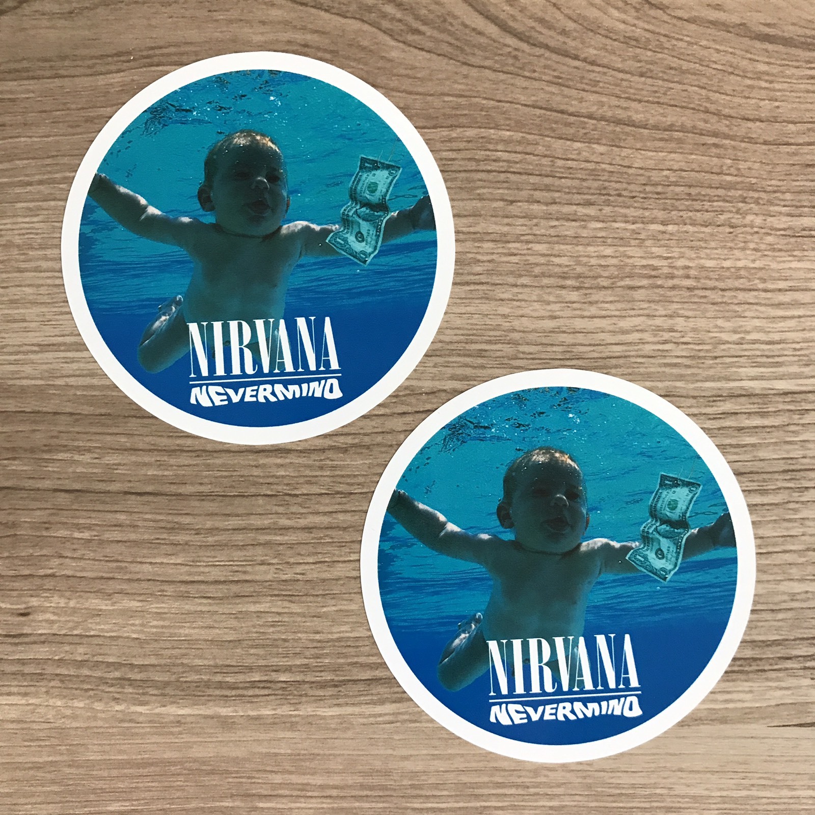 Nirvana Nevermind 4" Wide Vinyl Sticker – BOGO