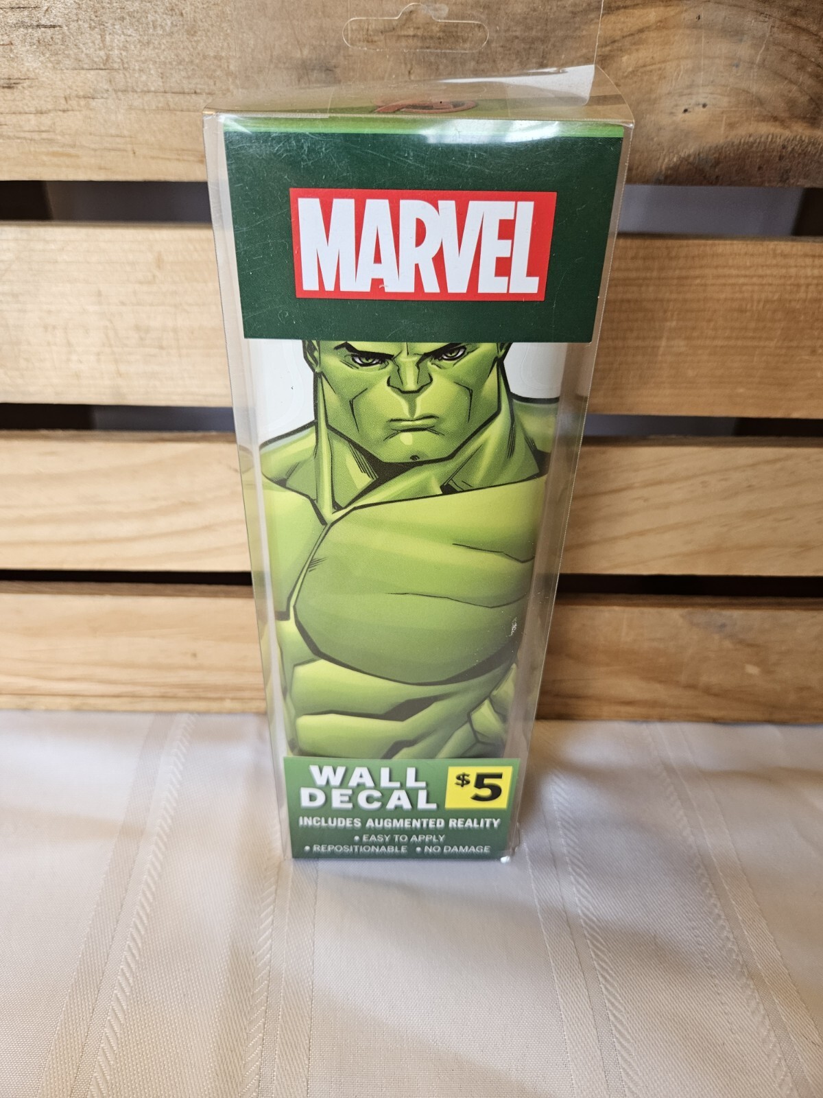 Marvel Hulk Wall Decal Augmented Reality Action Reusable Peel Stick NEW