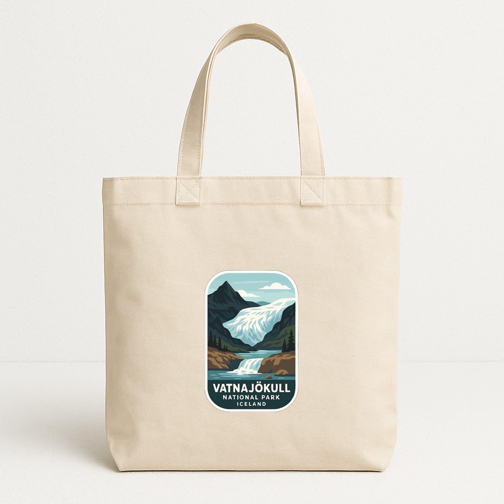 Vatnajökull Iceland Iron On Heat Transfer Vinyl HTV Die-Cut World National Parks
