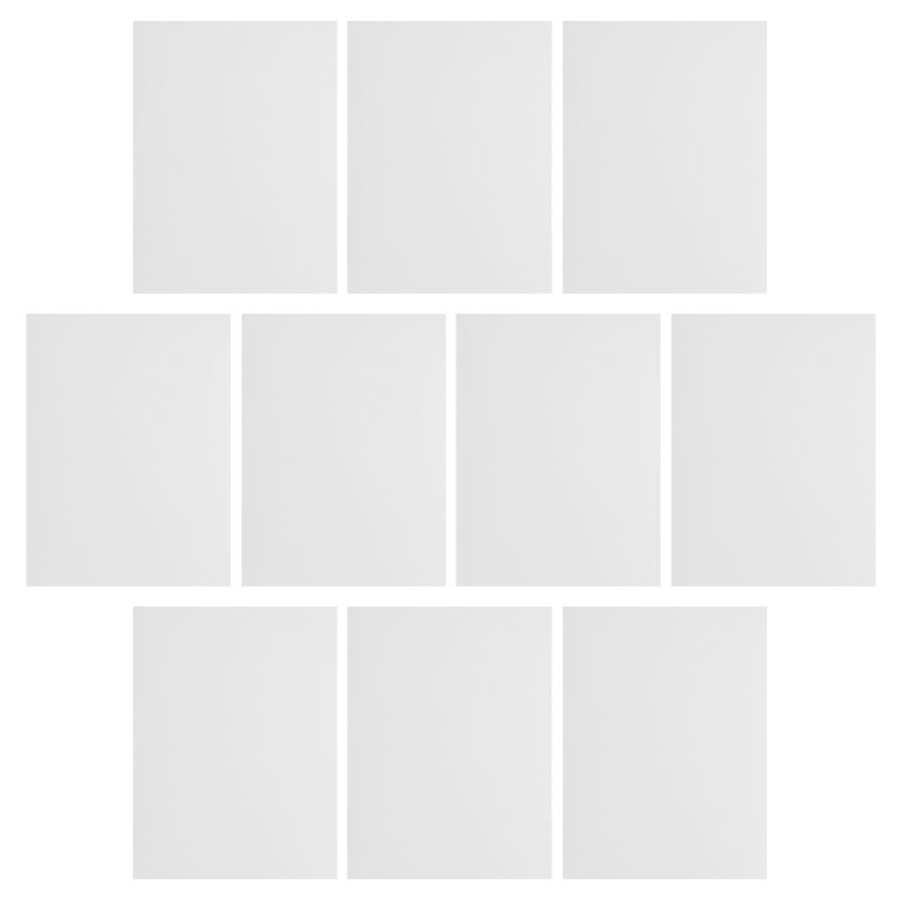 10 Sheets Siding Repair Patch House Pvc Fence Parts Self-adhesive Wall Patches