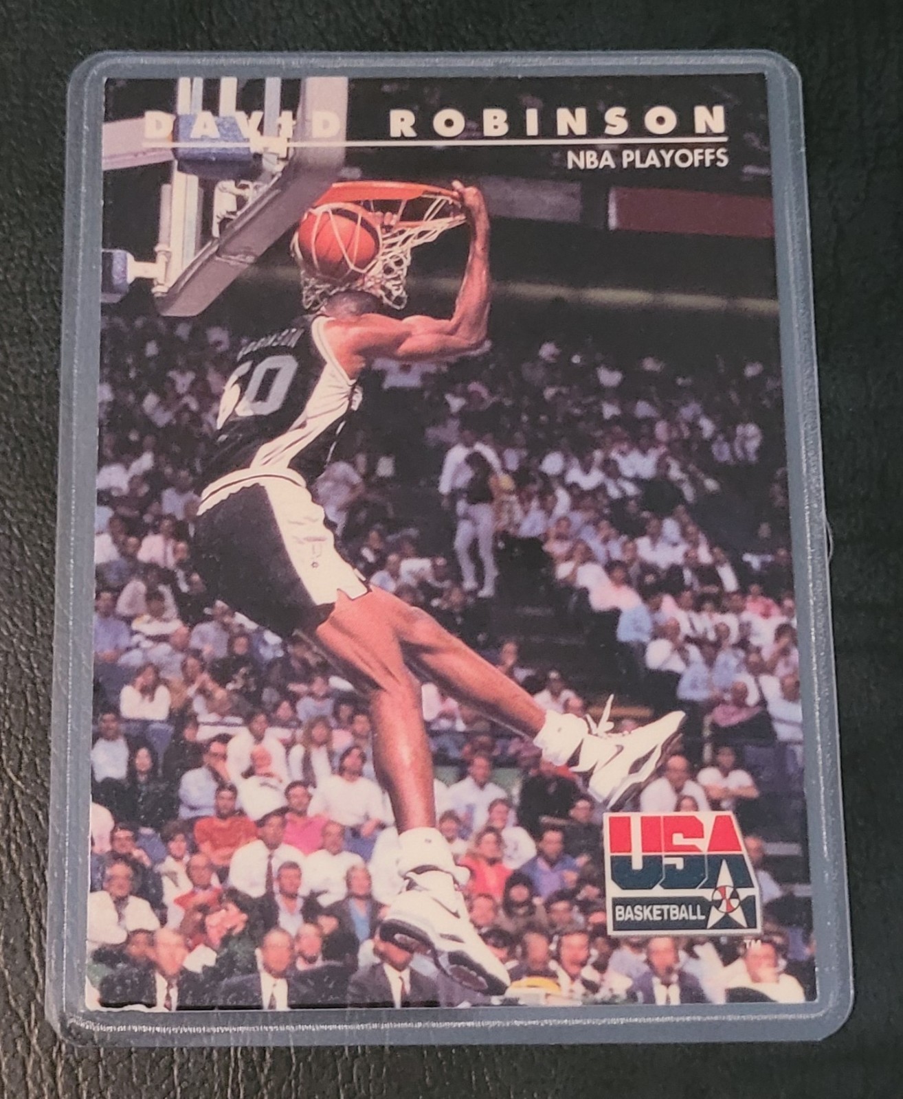 David Robinson Basketball Card HOF Fridge/Locker/Cabinet Laminated Magnet