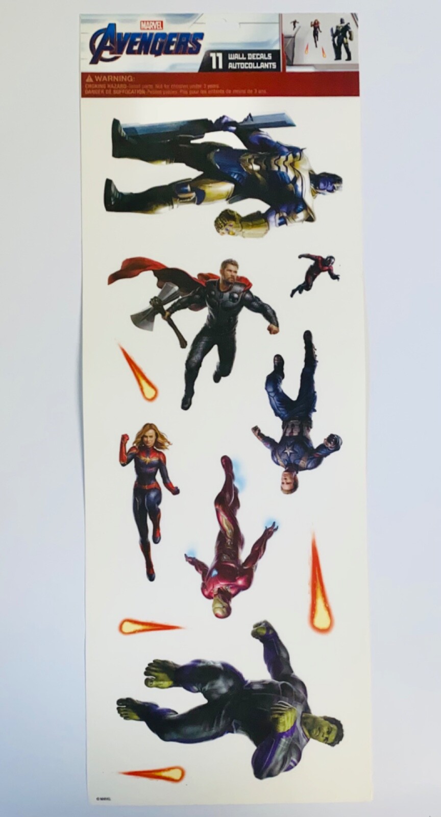 NEW 29 Wall Decals Marvel Super Hero and Transformers LOT 3 Sticker Sheets USA