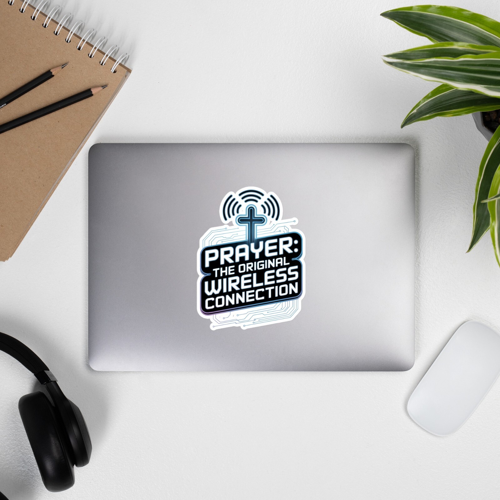 Christian Faith Jesus Christ Church God Worship Prayer Bible Verse Sticker