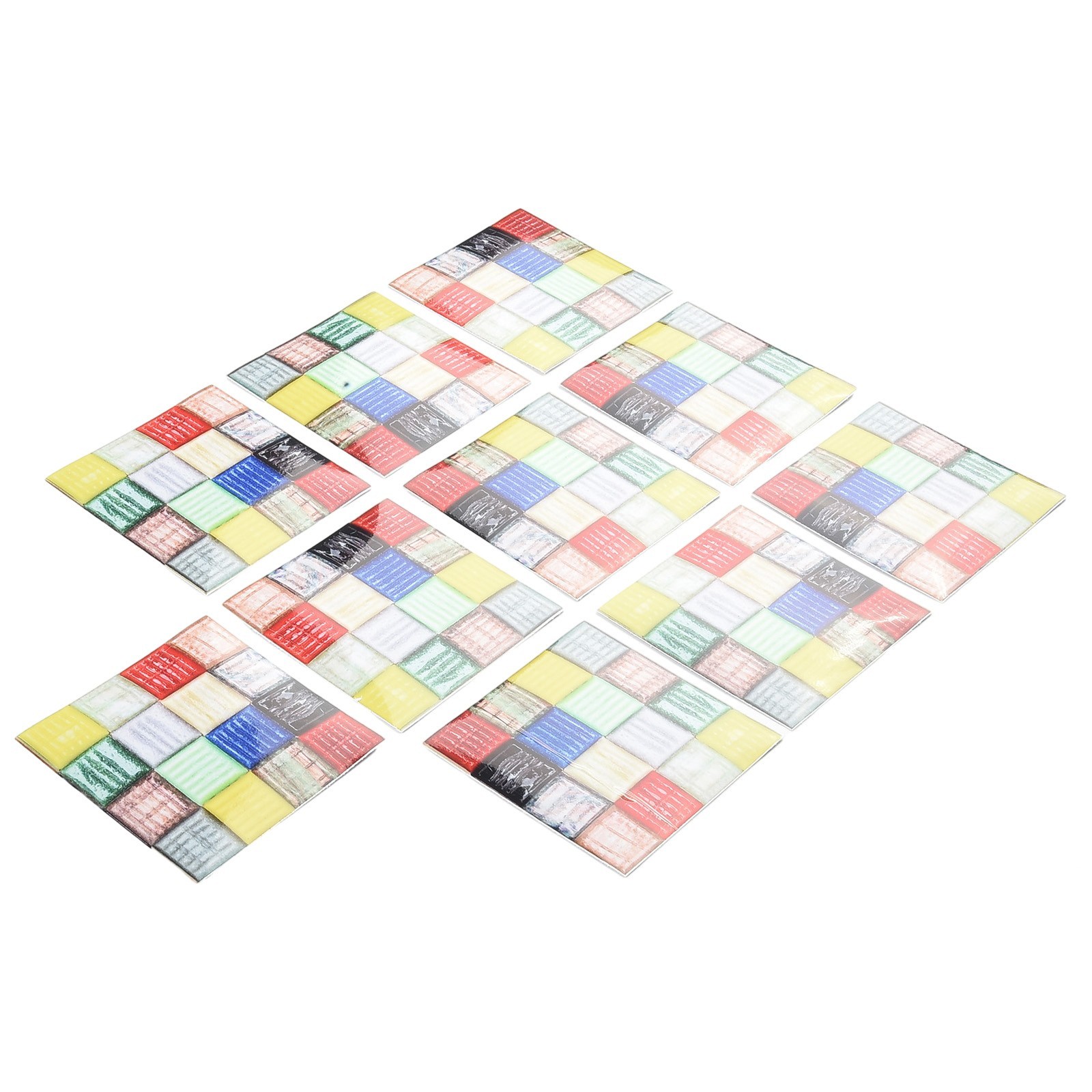 Flexible And Humidity Wall Stickers Oilproof For Kitchen Mosaic Wall Tiles 10pcs