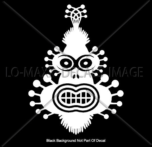 Space Monkey Unique Graphic Design Various Sizes & Colors Die Cut Vinyl Decal