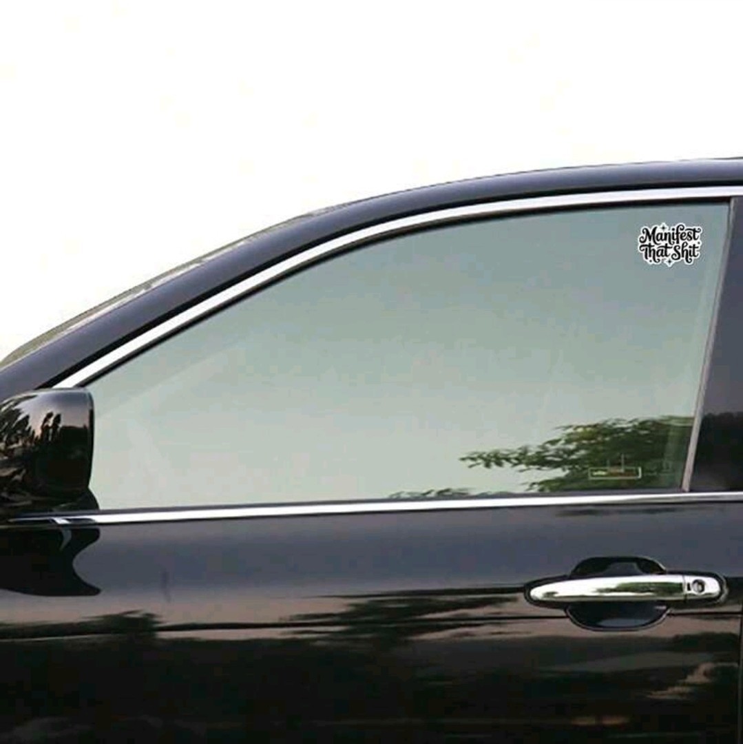 Manifest That Sh*t Vinyl Sticker, Water-Resistant, Car, Door, Window, Notebook