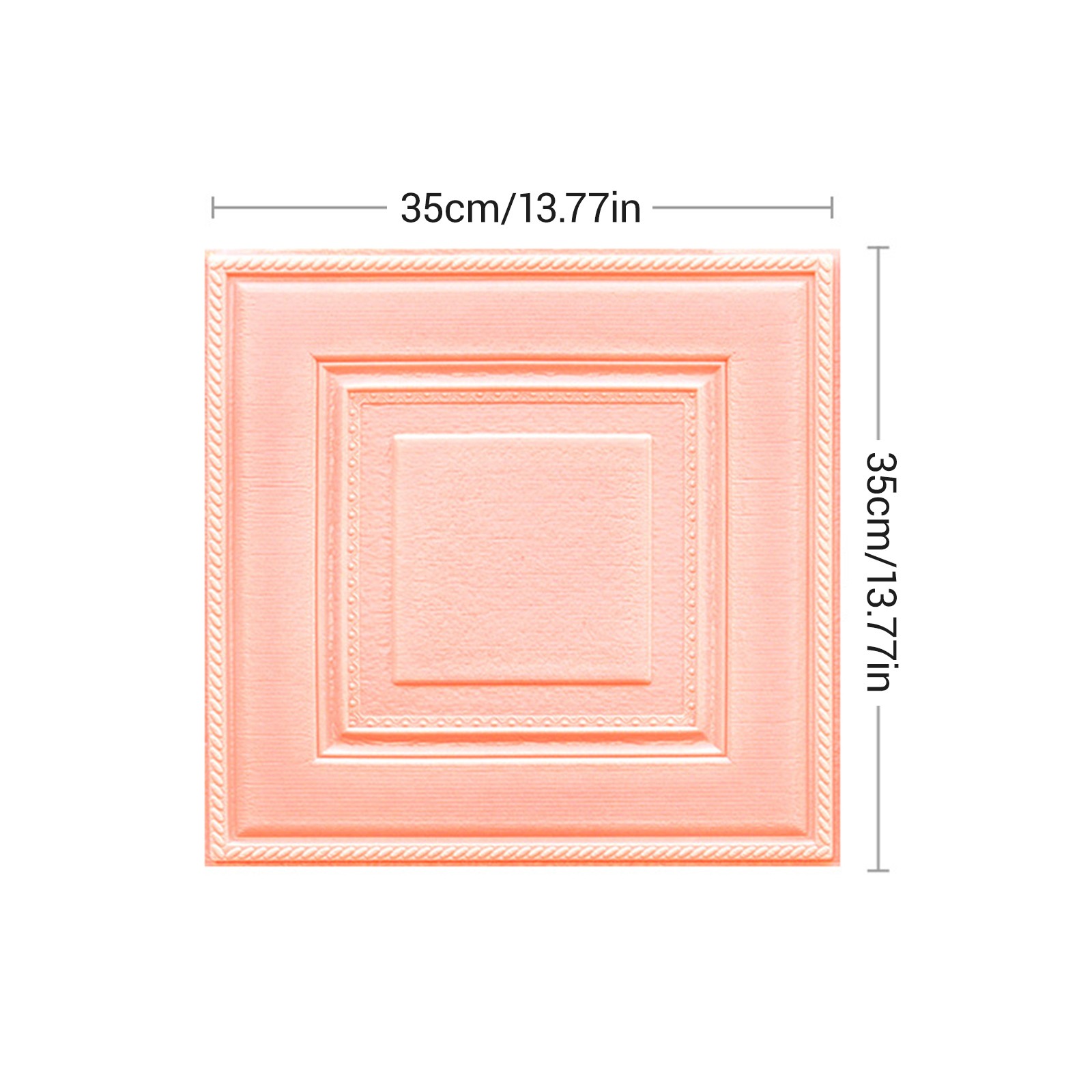 48PCS 3D Tile Wall Sticker Self Adhesive Waterproof Foam Panel Wallpapers DIY