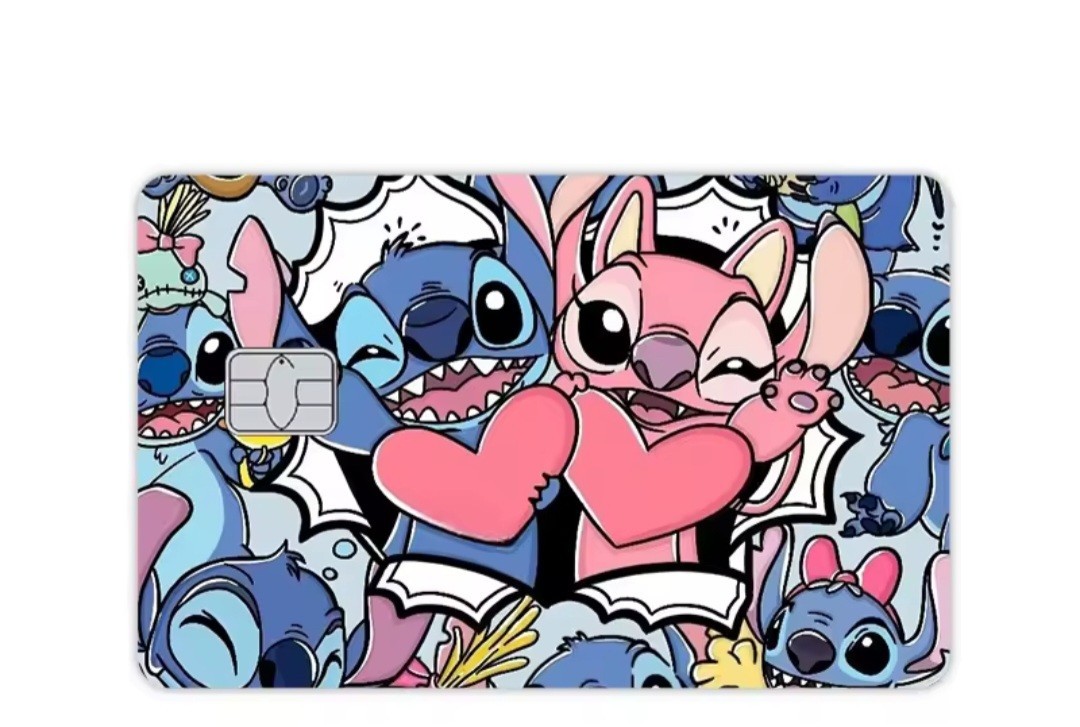 Stitch And Angel Credit Debit Card Sticker Skin Small Chip Free Shipping