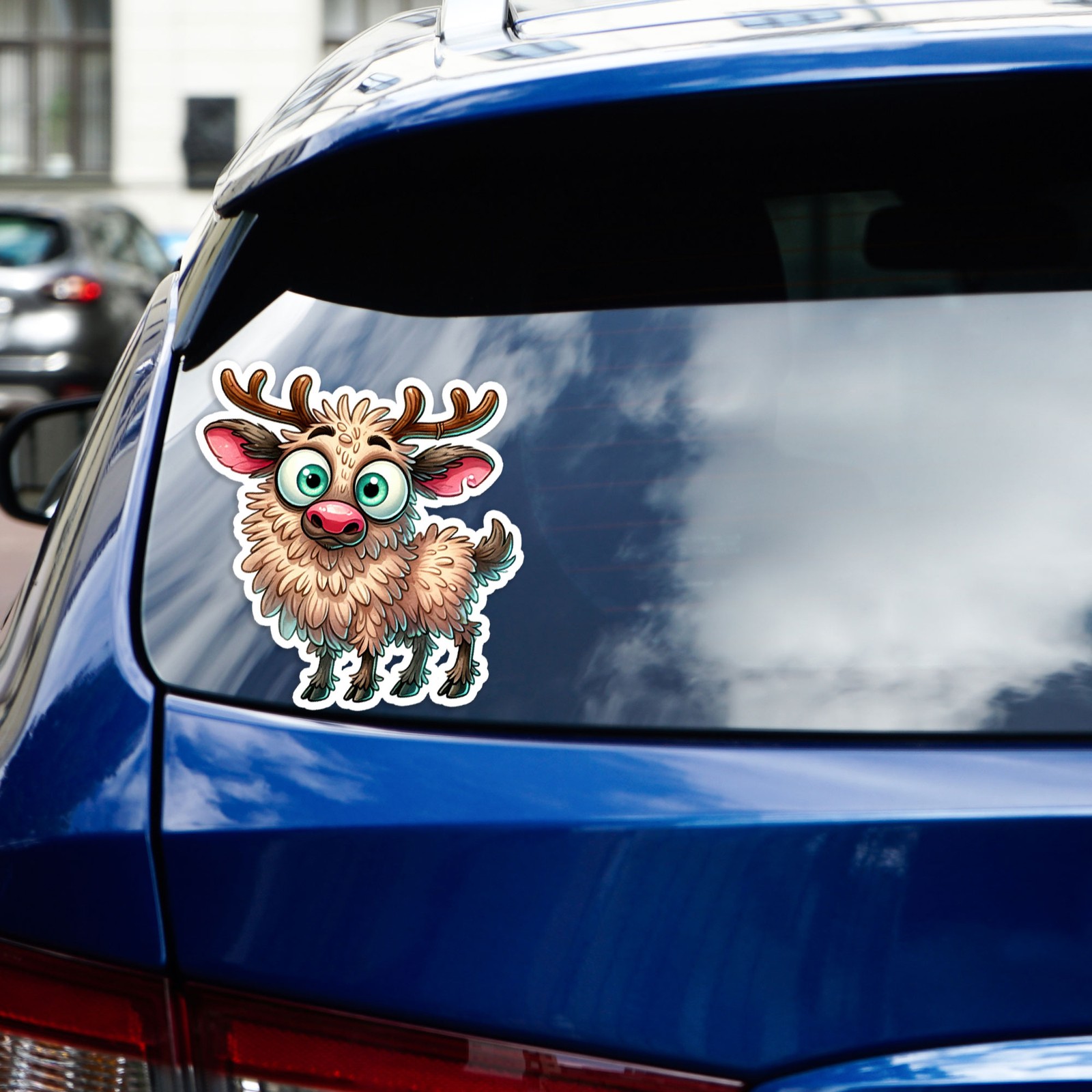 Cute Elk – Vinyl Decal Sticker – Car Window Laptop – #469