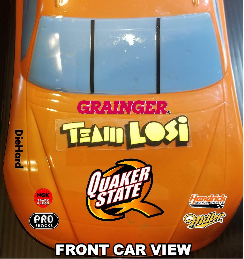r/c car- WHITE VINYL Sticker Gang SHEET 47 -R/C MODEL Decals 1/12-1/10-rc10