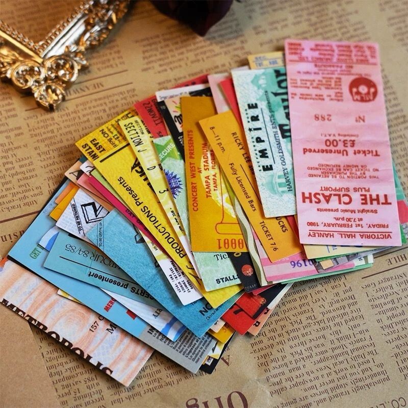 43 Heavy Metal Rock Band Ticket Stickers Decals 4 Laptops, Guitars, Skateboards