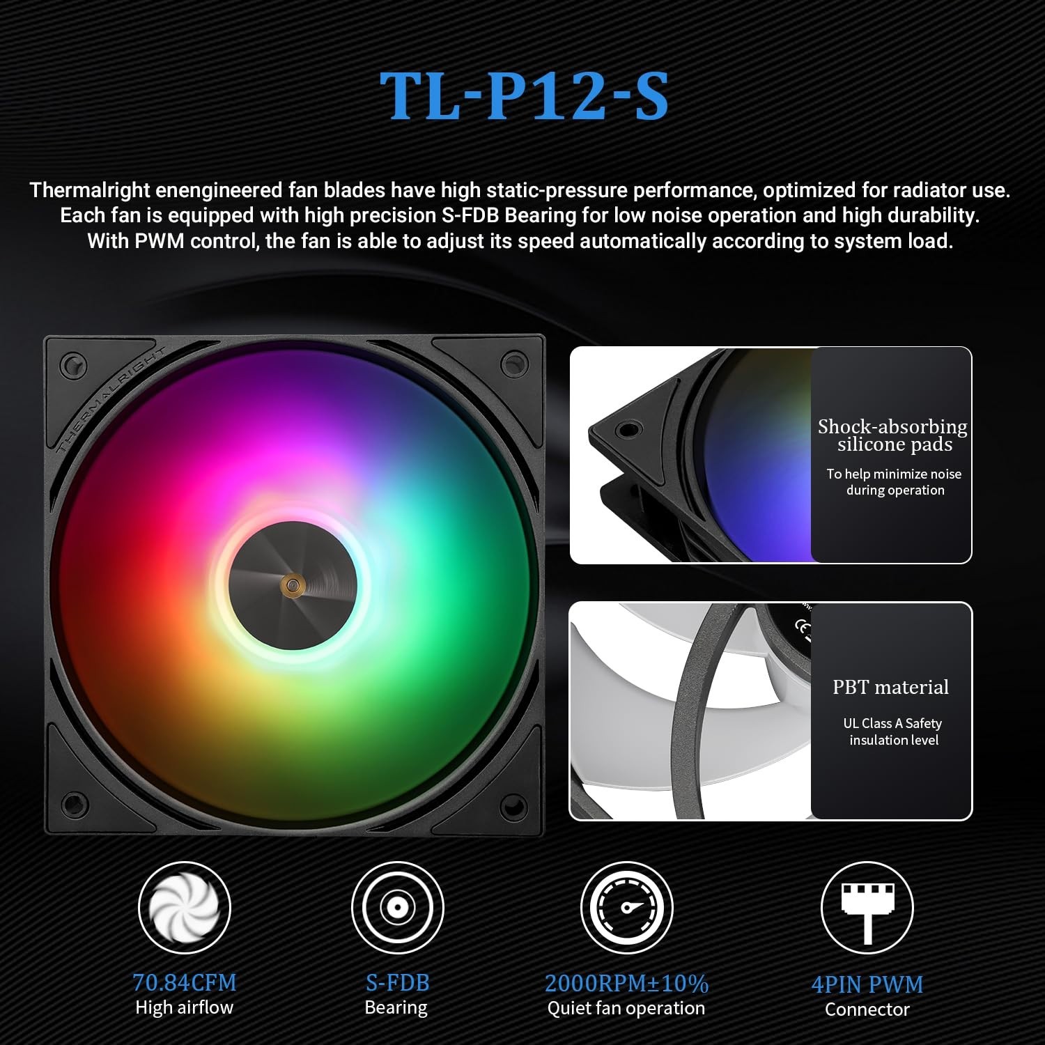 FW 240 SE ARGB Black-Aio CPU Liquid Cooler,Ips LCD Screen with 320 * 240 Resolut