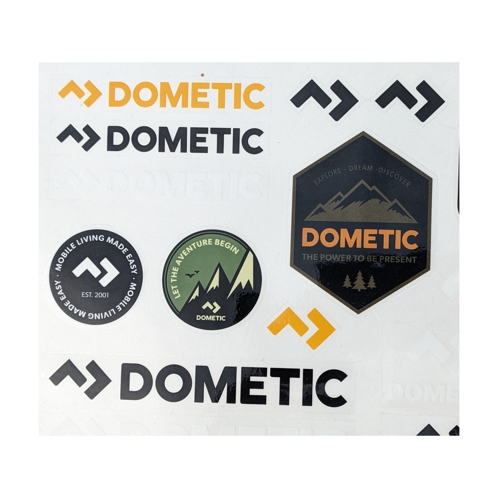 Lot 36 DOMETIC STICKERS Cooler RV Bumper Window ~ Wild Outdoor Explore Bear Buck