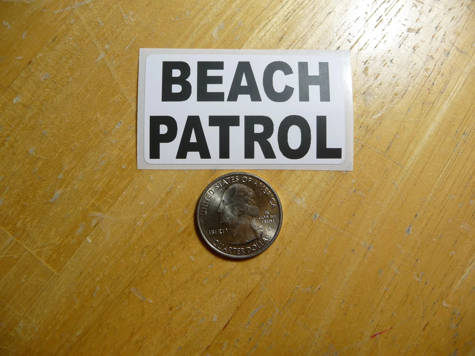 BEACH PATROL STICKER DECAL 1 – 50 BULK PACK FUNNY GIRL WATCHING