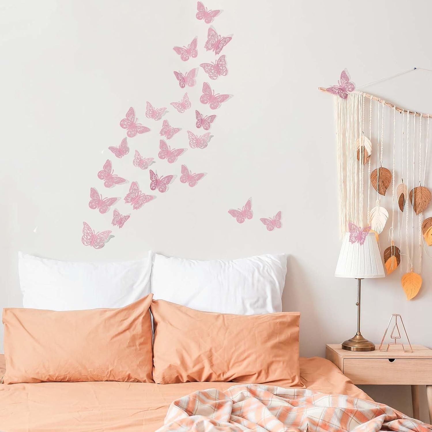 Charming 72Pcs 3D Butterfly Wall Decals – Removable Stickers for All Occasions