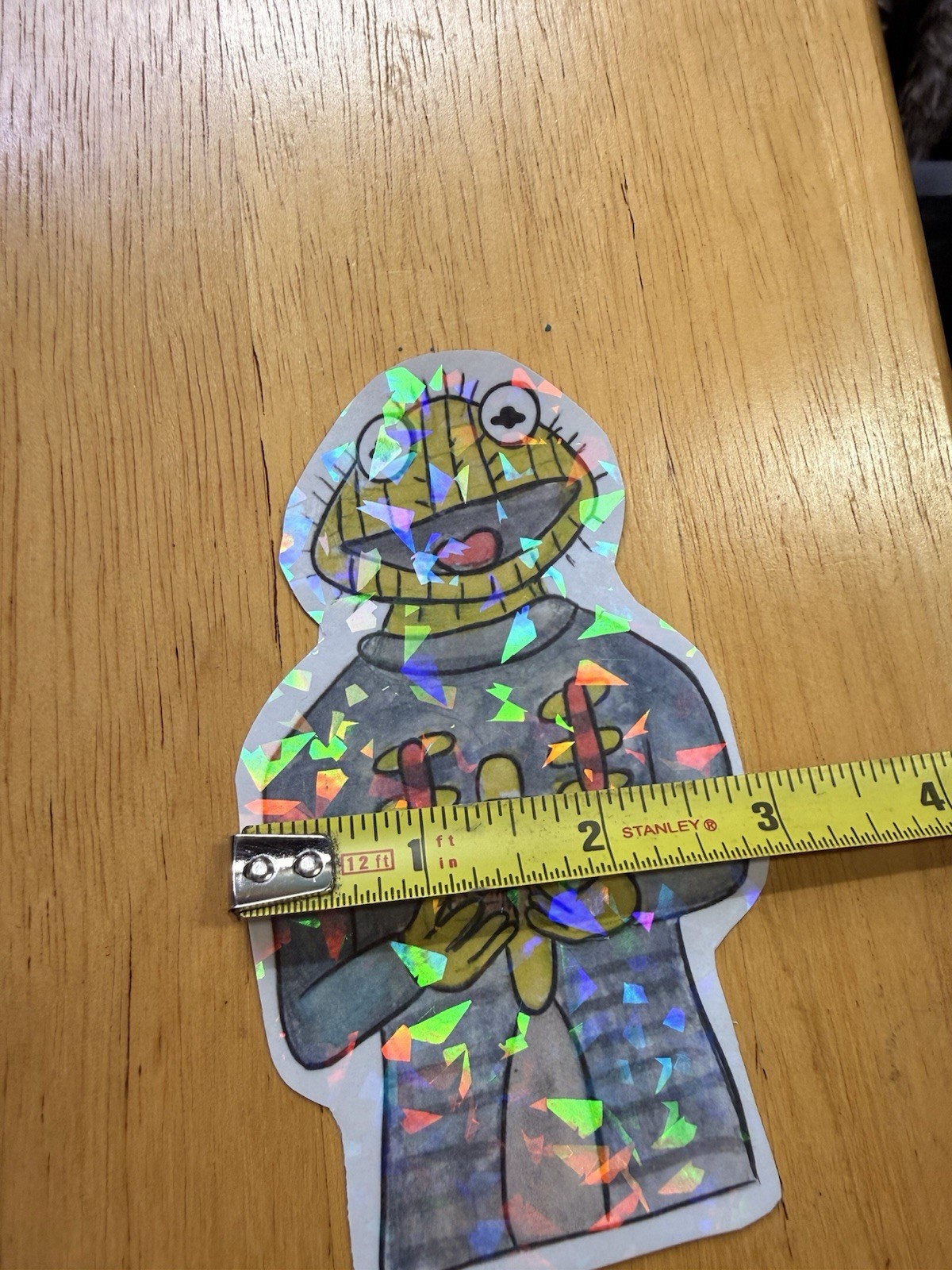 Kermit the frog pinhead hellraiser art sticker decal muppets horror theme