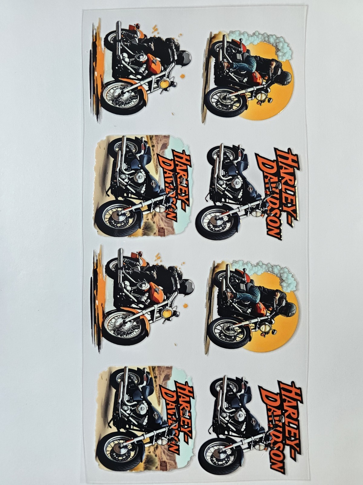 Harley UV DTF Transfer Sticker Wrap Tumbler UVDTF BUY 10+ GET COMBINED SHIP