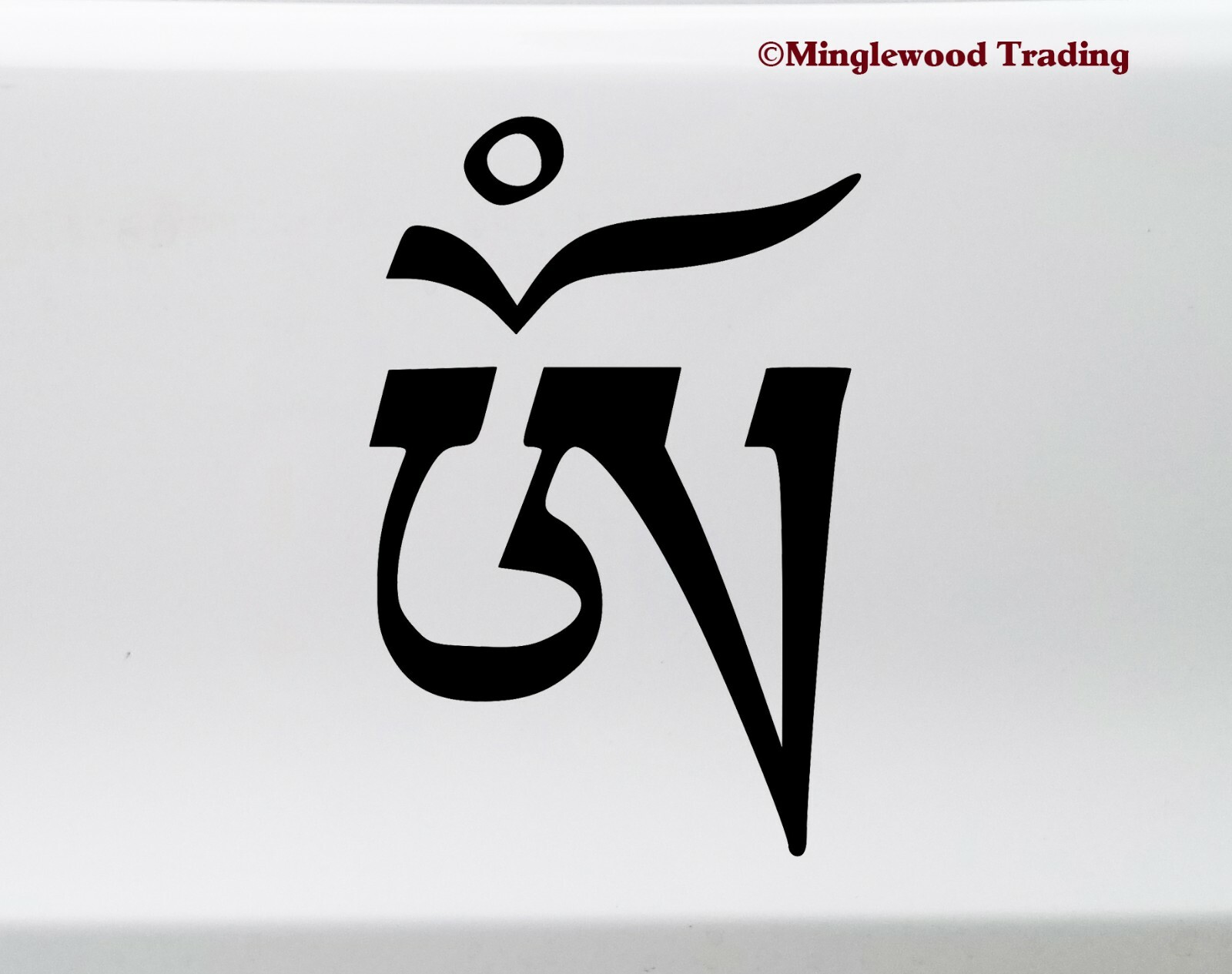 Tibetan Om Symbol Vinyl Sticker – Mantra Aum Dharani – Die Cut Decal