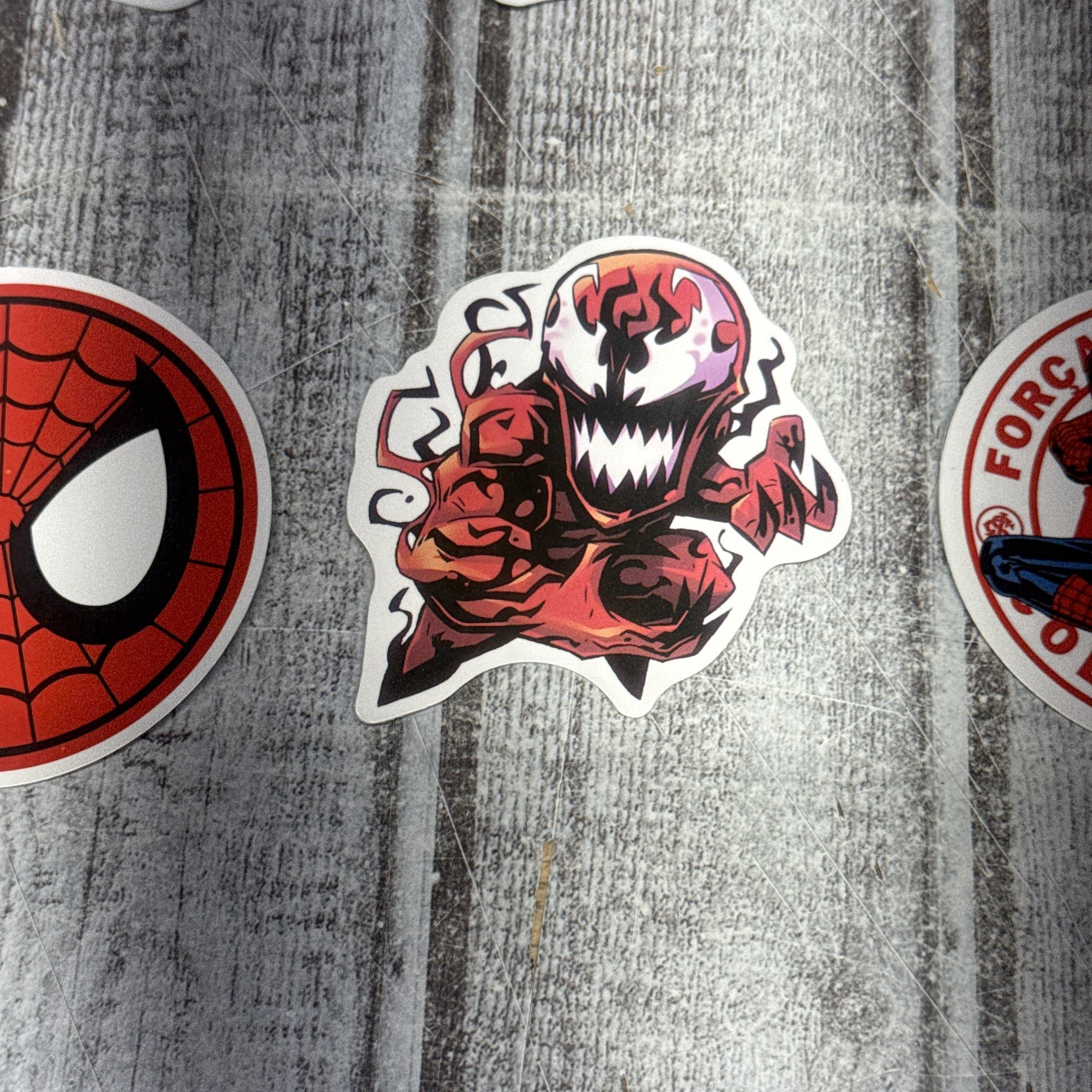 Spider-Man Sticker Lot Of 8 Venom Gwen Marvel Water bottle Laptop Fun Art