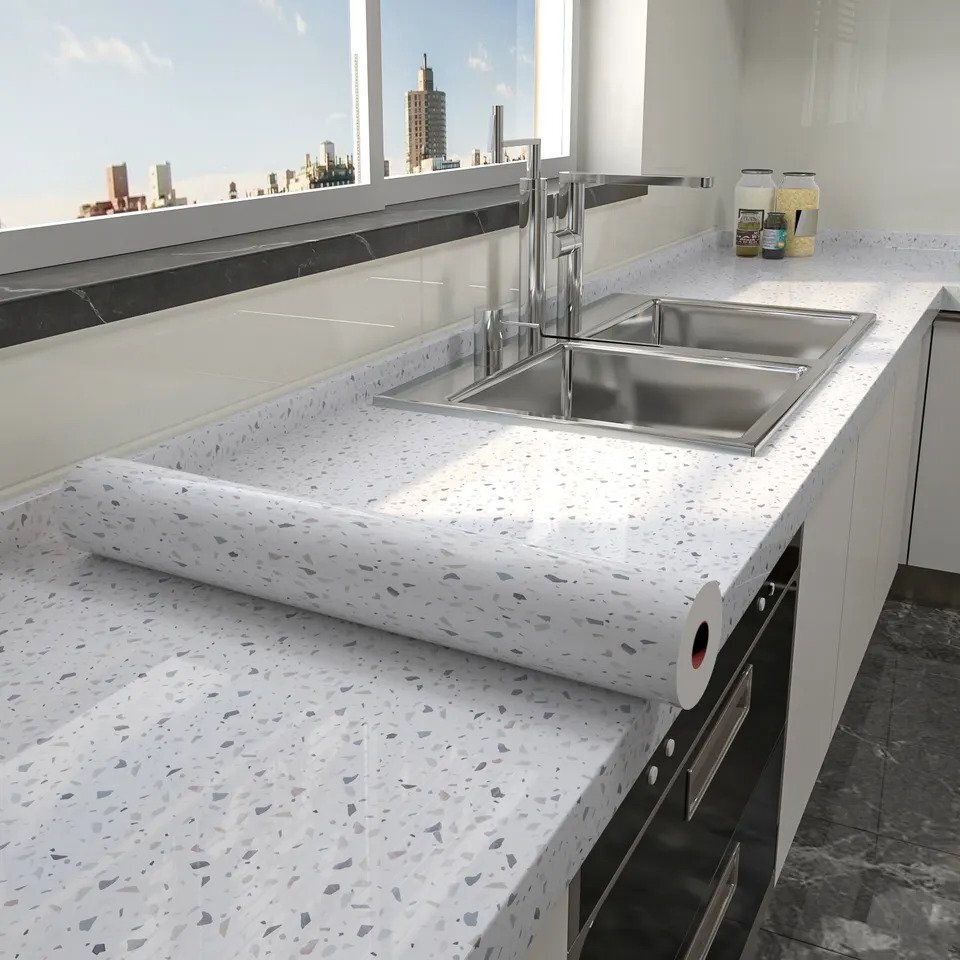 Contact Paper for Countertops Desk Cover Table Top Wallpaper Self Adhesive