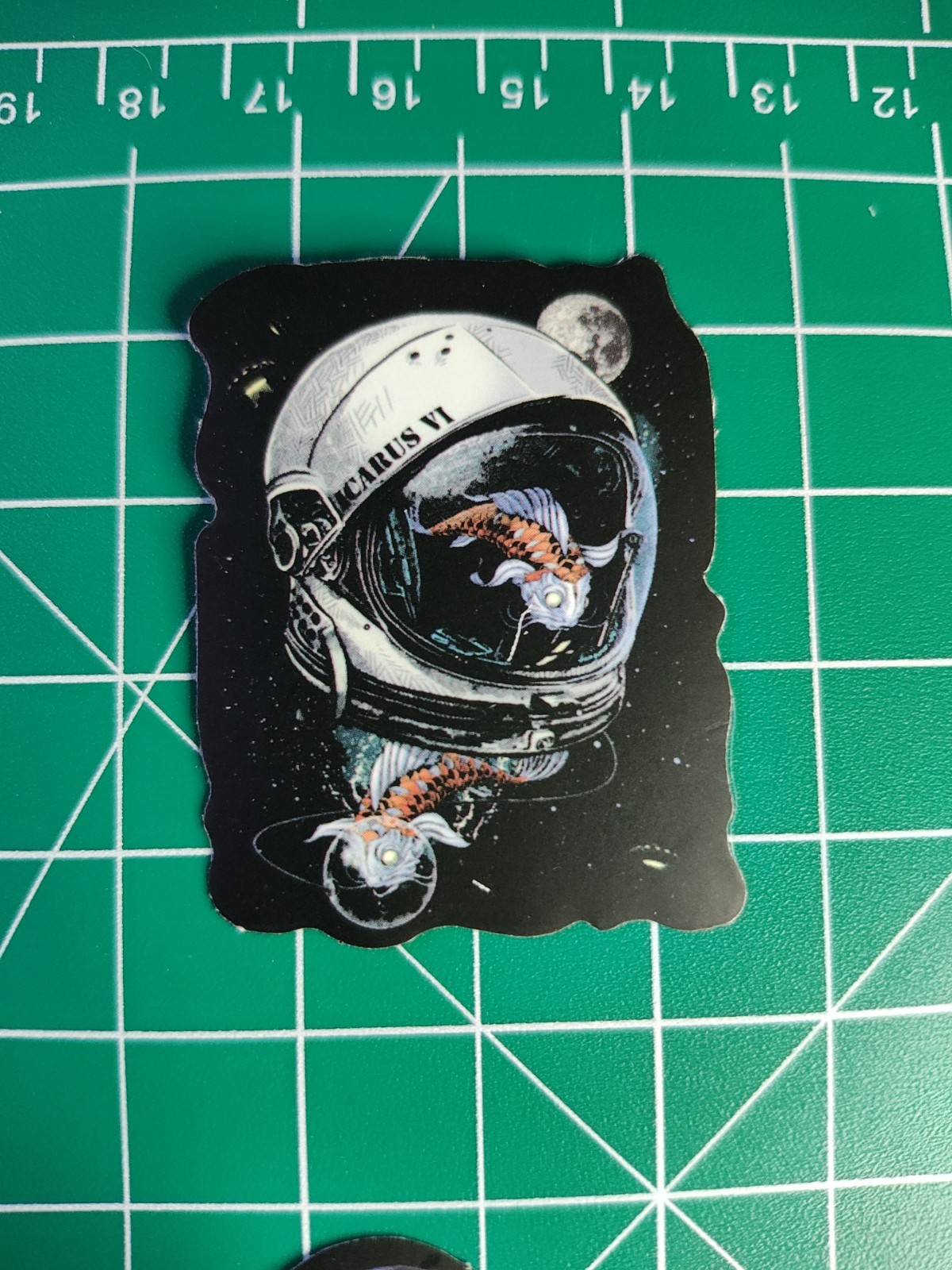 4 Space 2" Stickers Decals Mars Shuttle Fun Space Colorful Alien