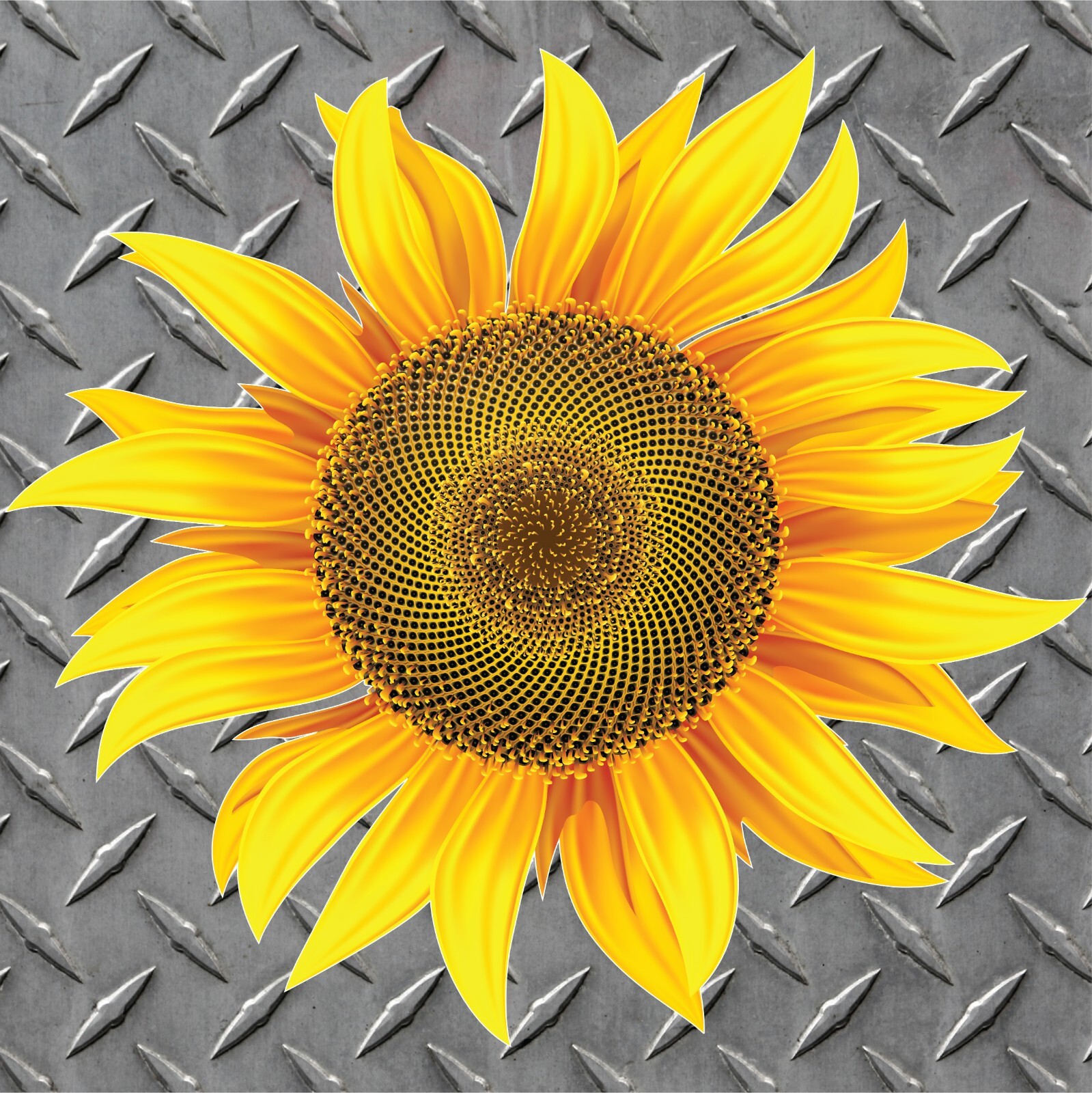 Bright Sunflower Design 001 – Vinyl Decal for Indoor/Outdoor Use