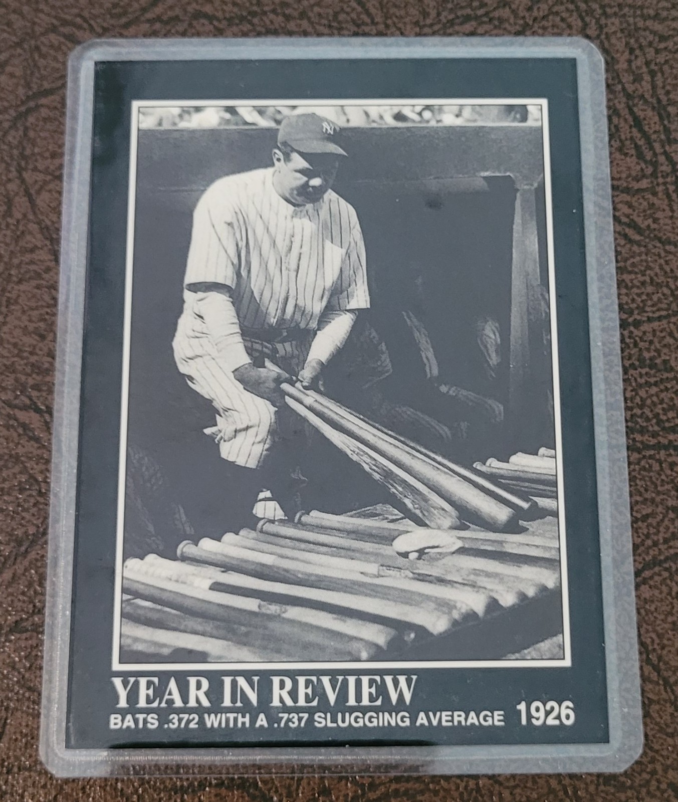 Babe Ruth YANKEES Baseball Card HOF Fridge/Locker/Cabinet Laminated Magnet