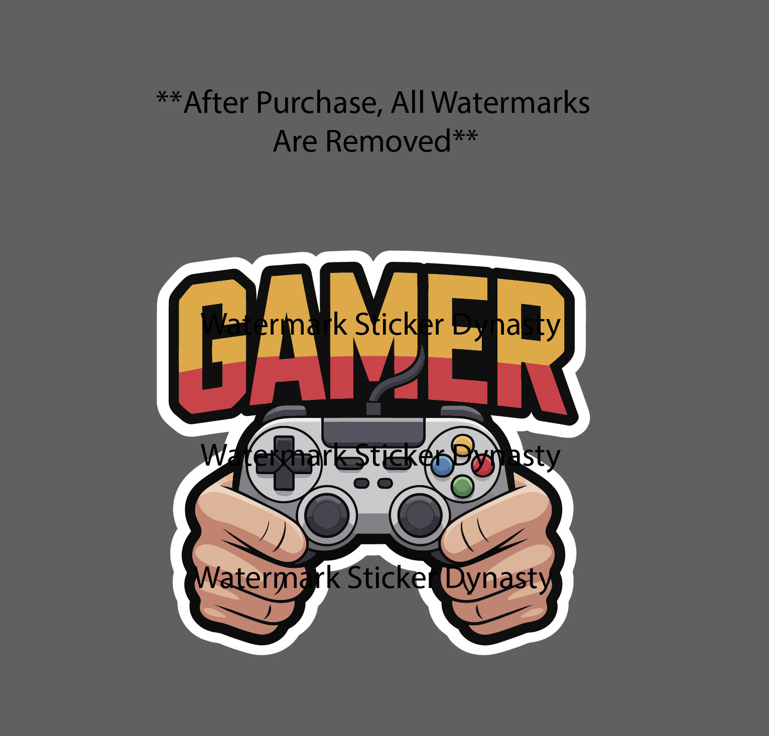 Gamer Sticker Waterproof Decal Videogames Gaming Controller Console PC Gift NEW