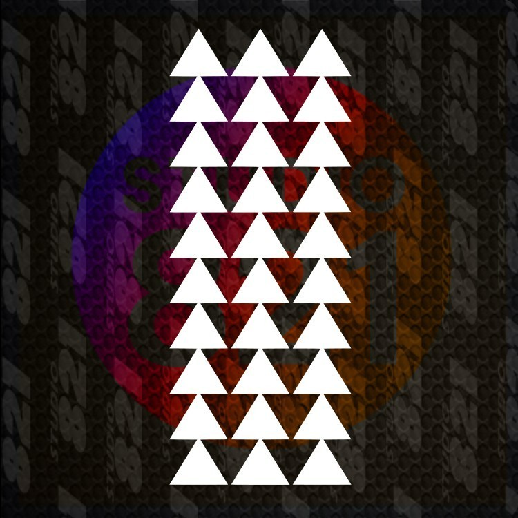 Hawaiian Tribal Stacked NIHO MANO Triangle Arrows Hawaii Vinyl Decal Stickers