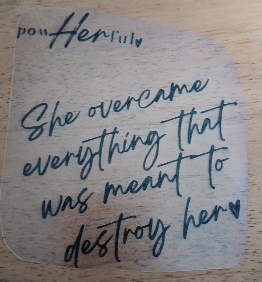 Inspirational Decal