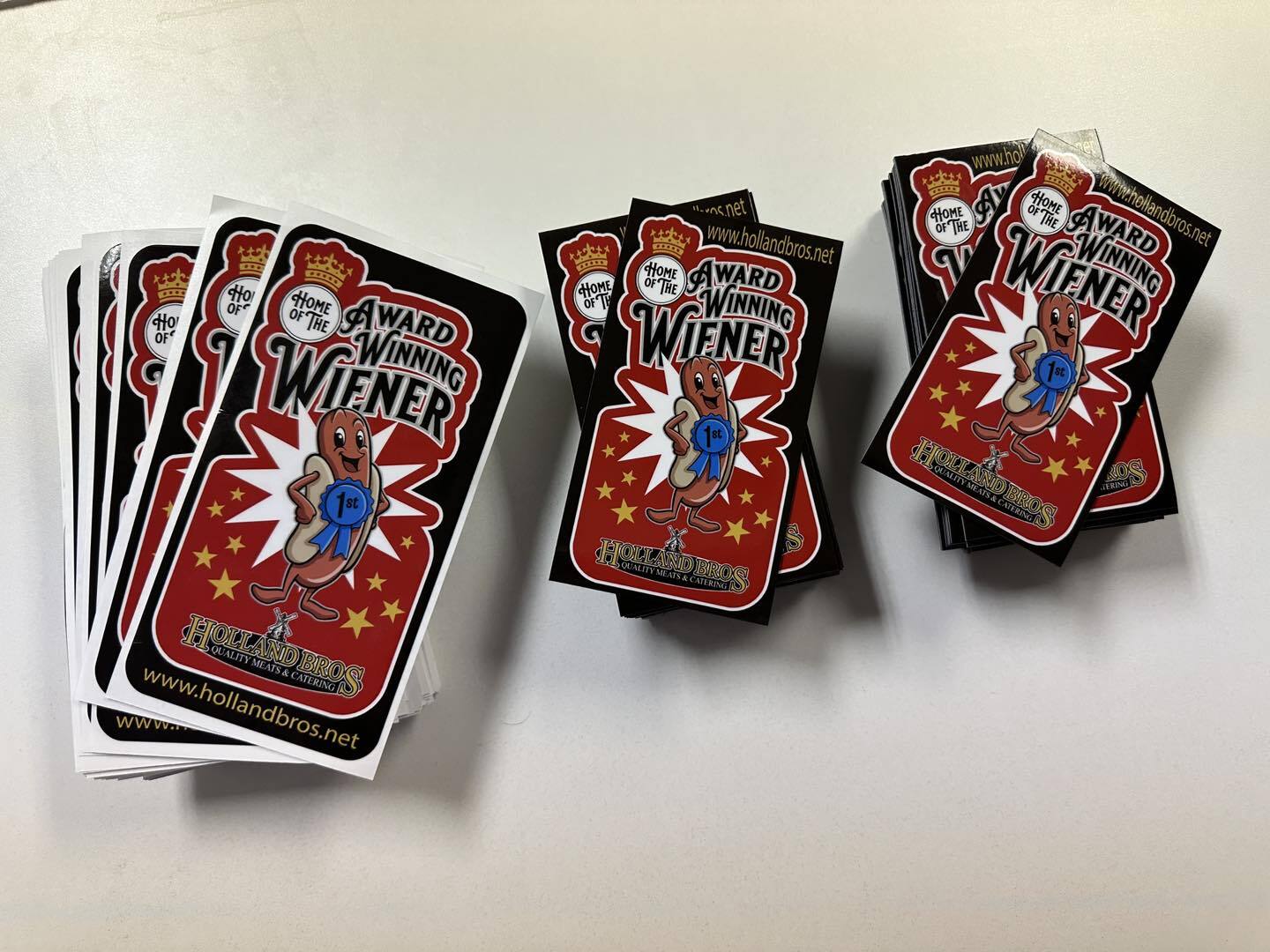 25 50 100 250 Custom Stickers, Decals, Labels, Logos in Sizing of Choice
