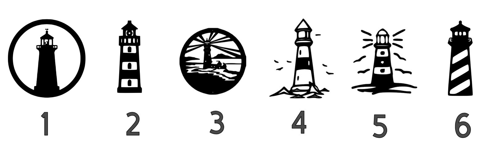Lighthouse Vinyl Decal (read description)