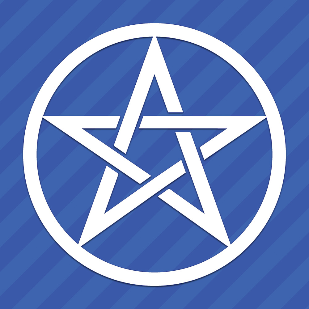 Pentacle Vinyl Decal Sticker