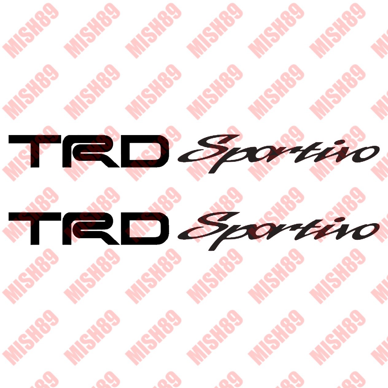 Trd Sportivo Decal Toyota TRD Sportivo Die Cut Vinyl Sticker Any Size Any Color