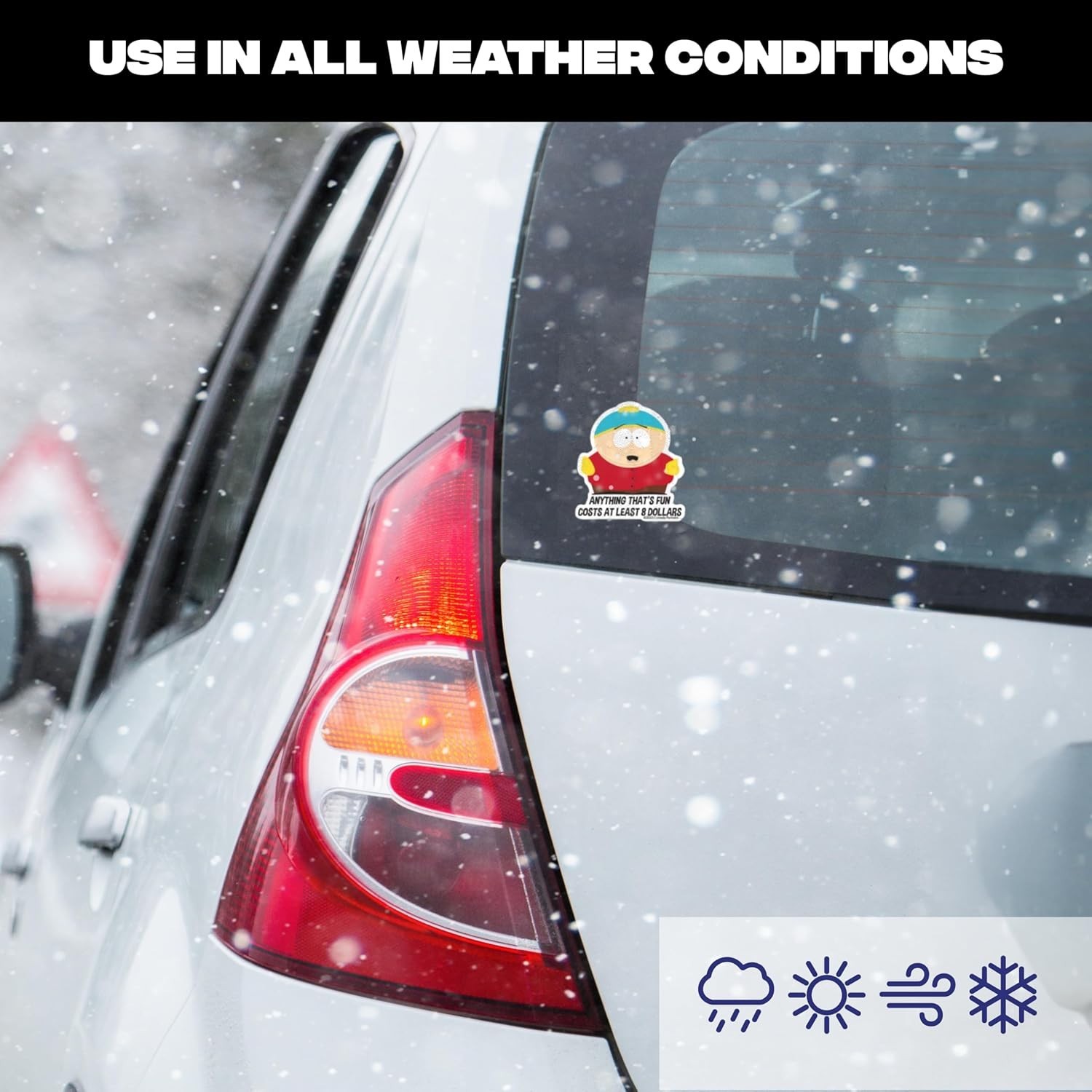 Licensed South Park Vinyl Decals – Set of 12 Waterproof Stickers for Fans