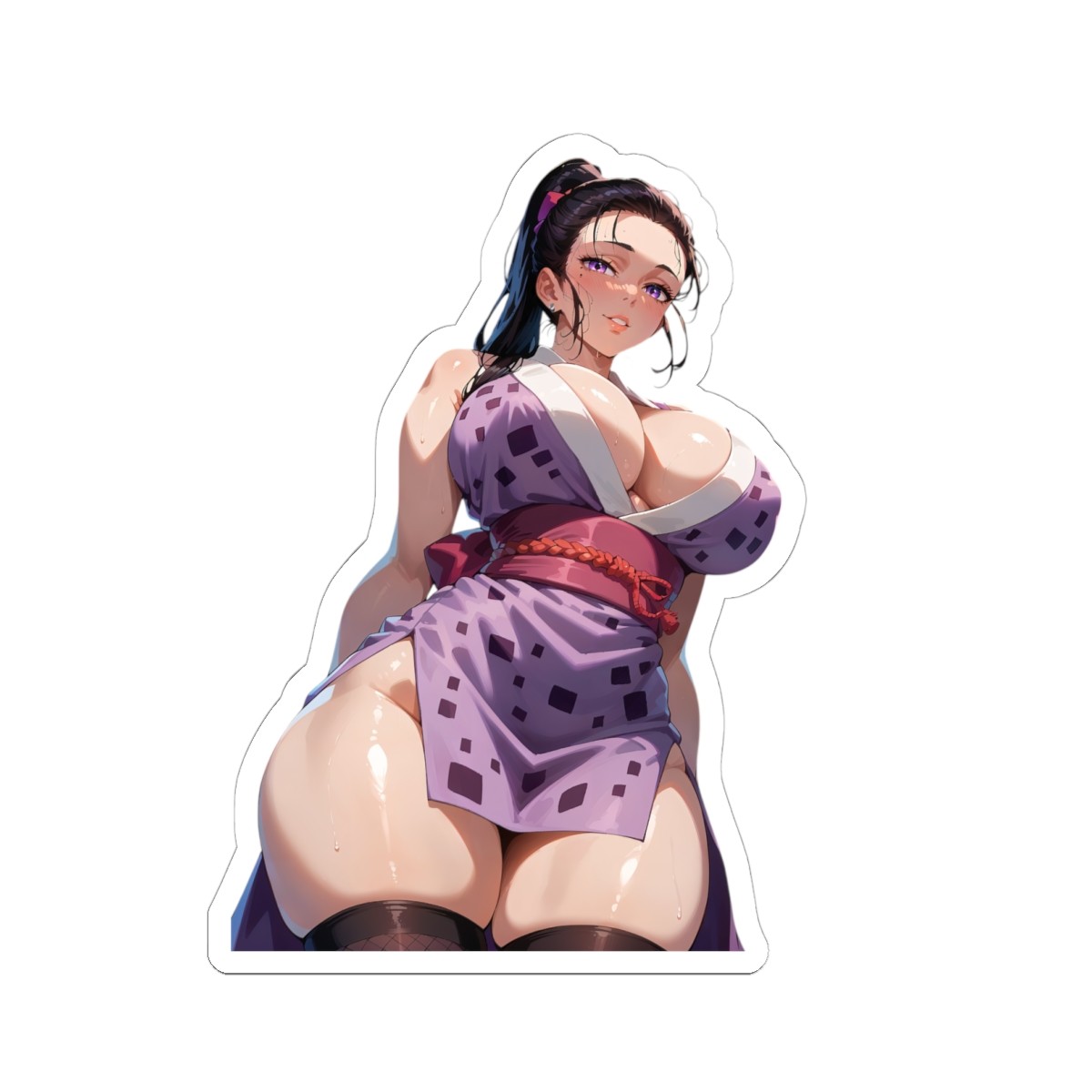 Anime Waifu Sticker (Buy More From My Shop Save More) Uzui Fan Art
