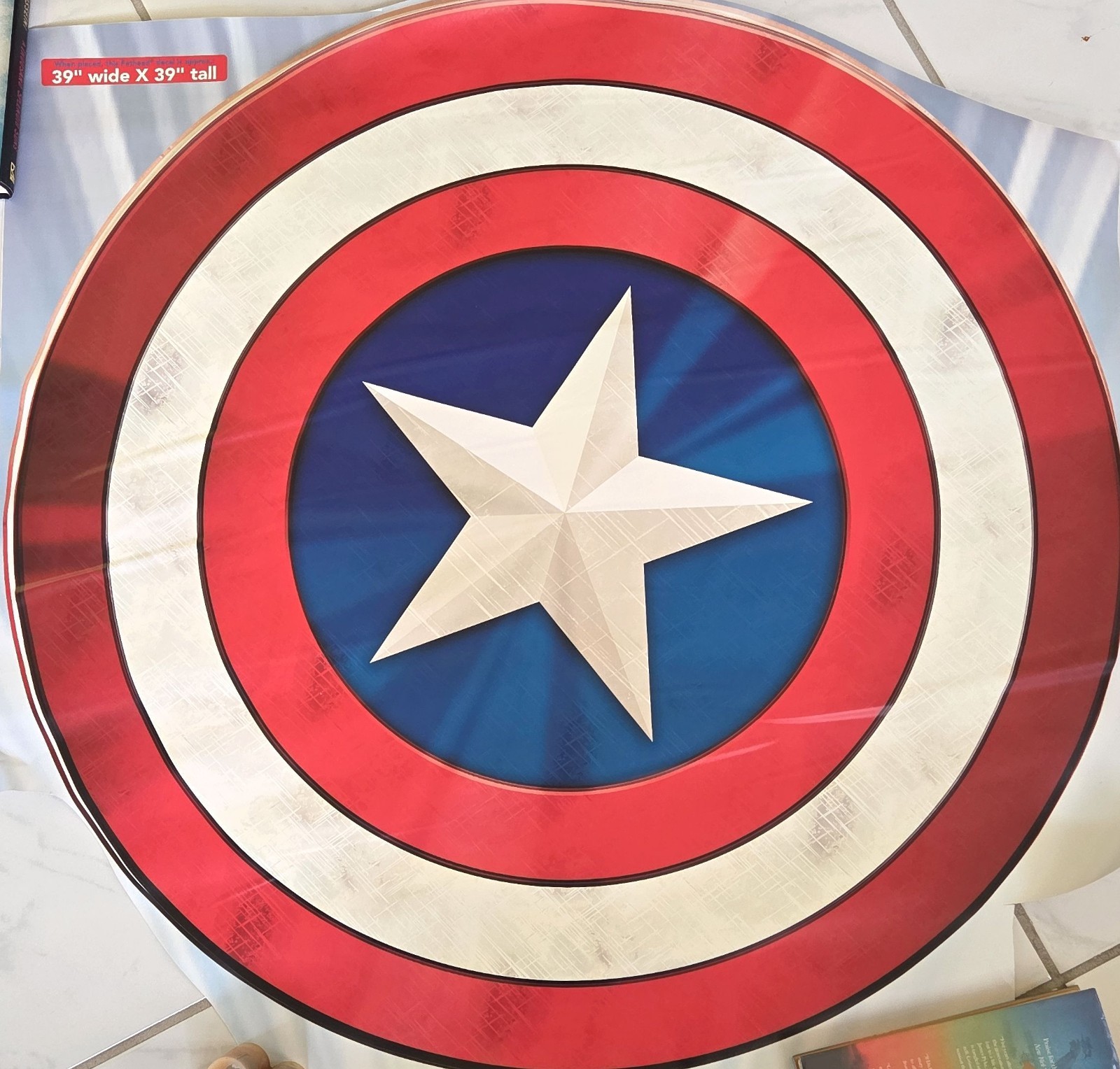 Fathead Captain America Classic Marvel Wall Decor Includes 3 main decals