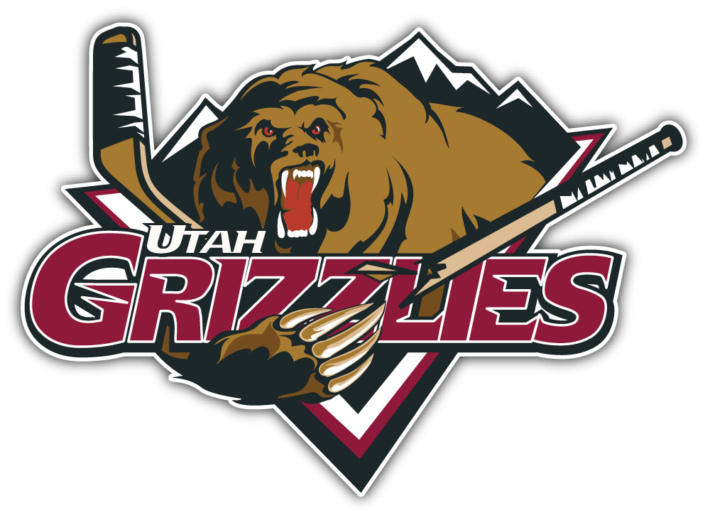 Utah Grizzlies Minor Hockey Sport Car Bumper Sticker Decal "SIZES"