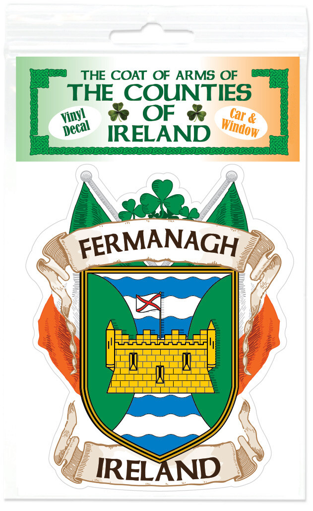 County Fermanagh Ireland Irish Decal Sticker