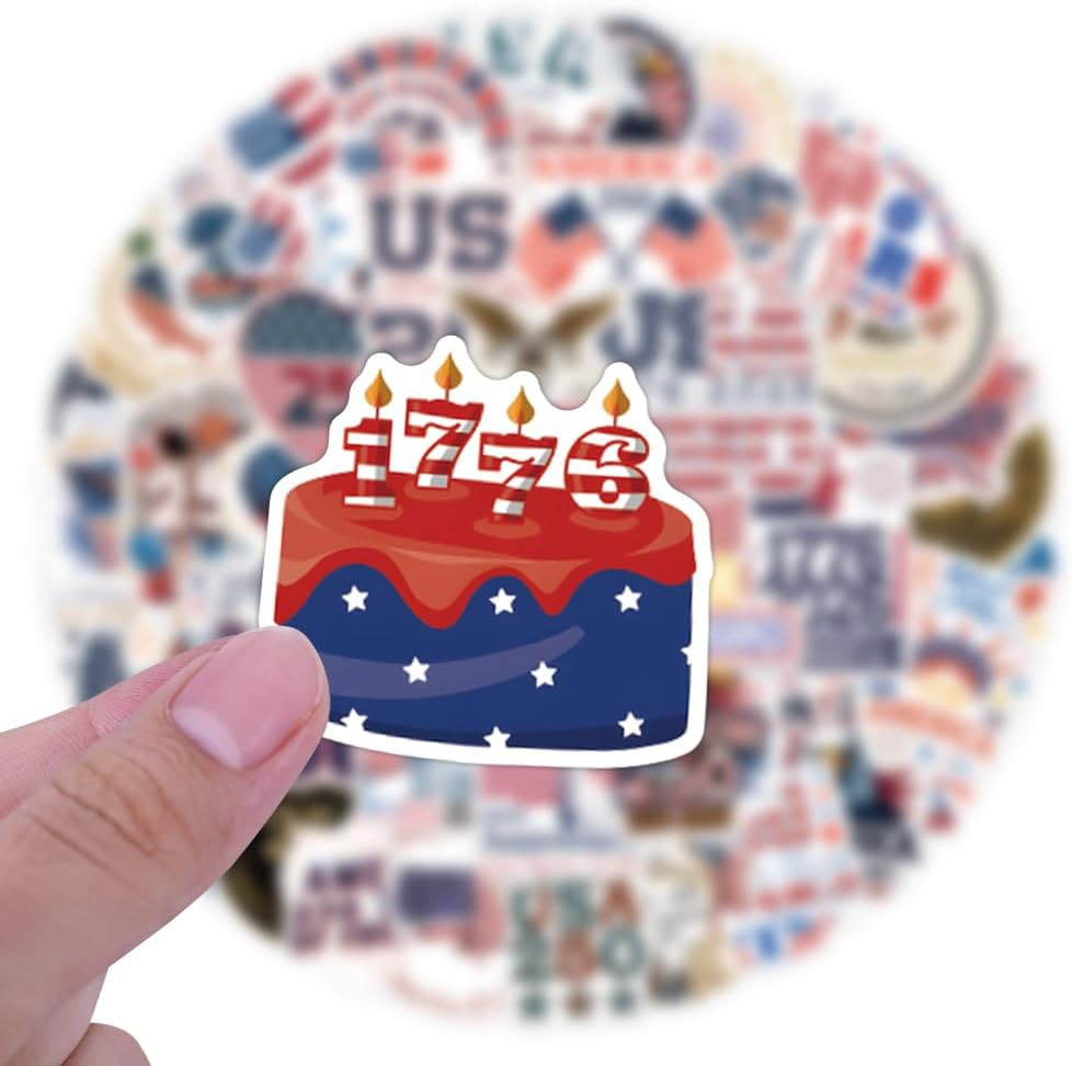 United States 250Th Anniversary 1776 2026 Stickers 50Pcs, Retro American 250 …